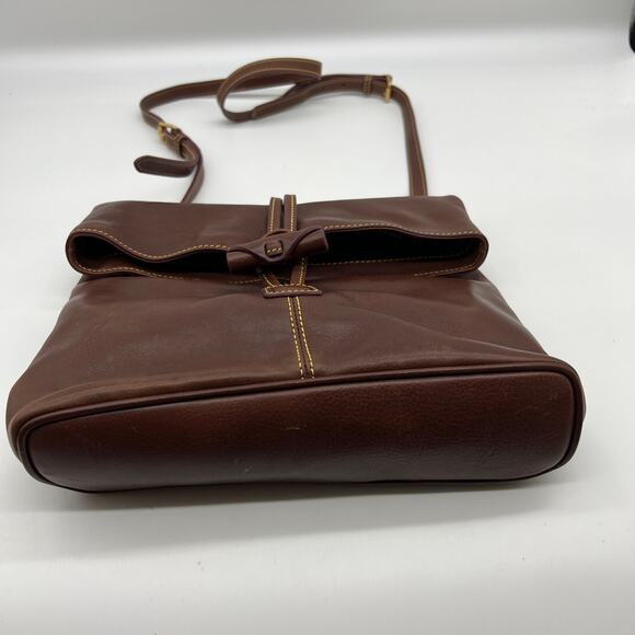 Dooney & Bourke Florentine Med Toggle Crossbody Bags Chestnut Brown - Picture 10 of 16